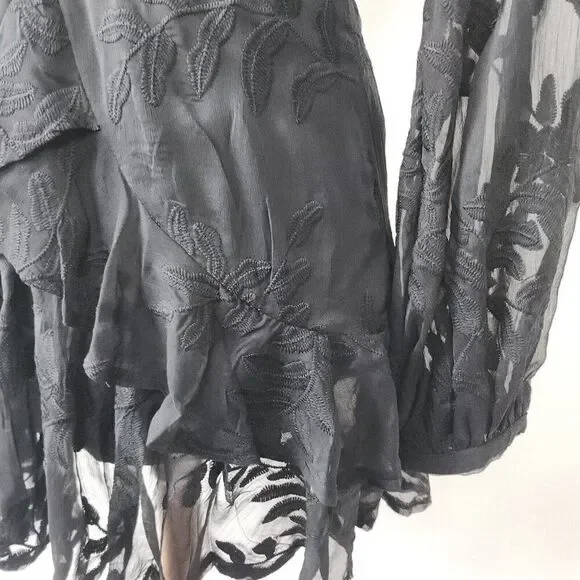 Hello Molly Black Long Sleeve Dress - Picture 2 of 8